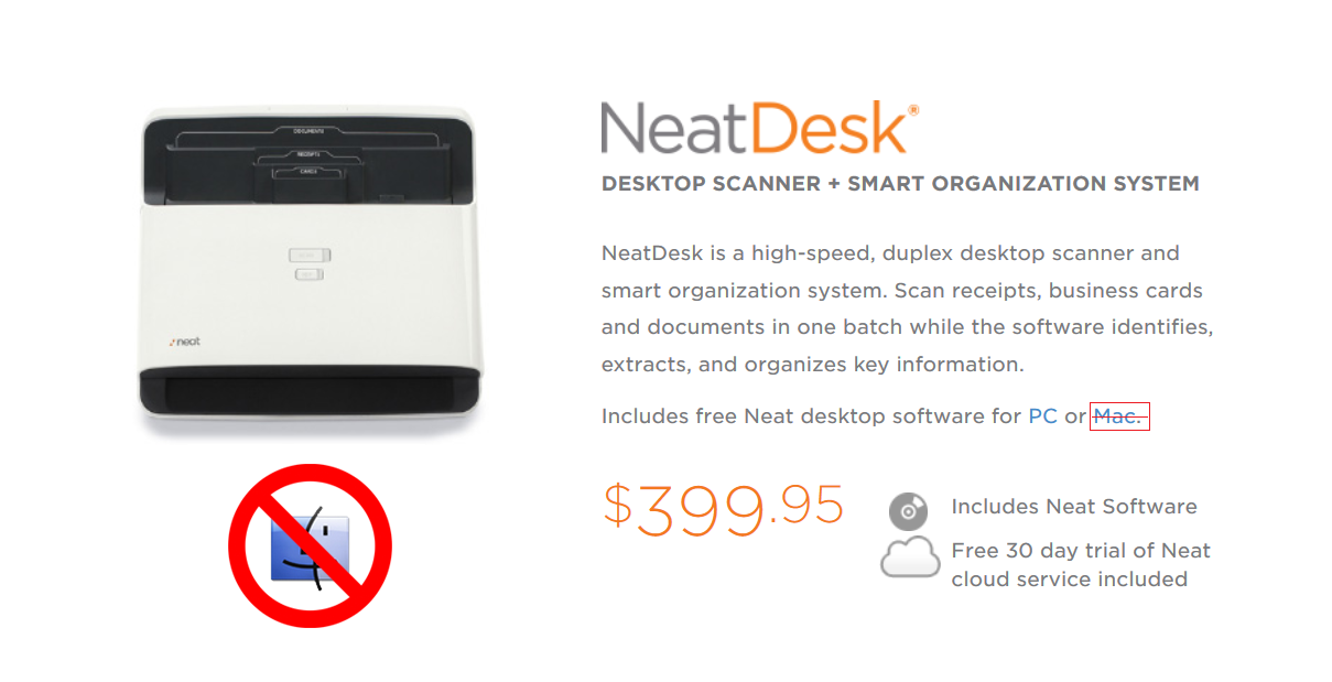 Neat S Nsdk3 Error Still An Issue For Mac Osx Yosemite Neatdesk